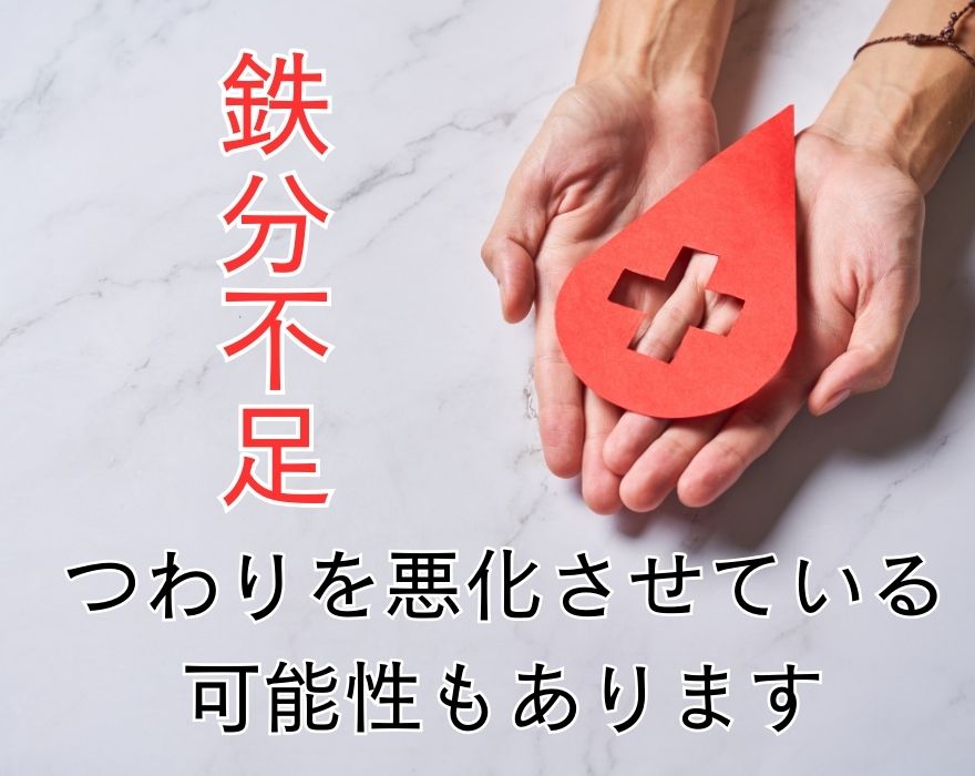 貧血 　鉄分不足